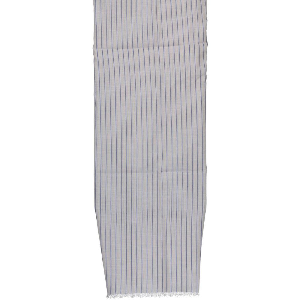 White Cotton Men Scarf