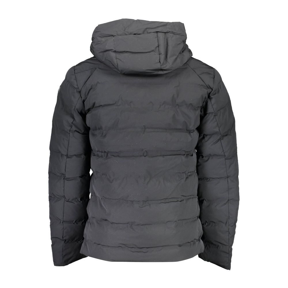 Black Elastane Mens Jacket