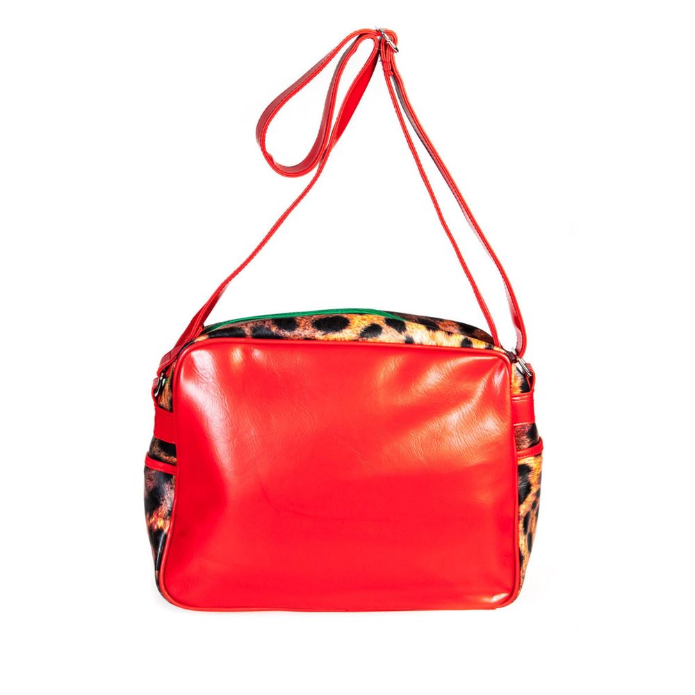 Red Synthetic Women Handbag
