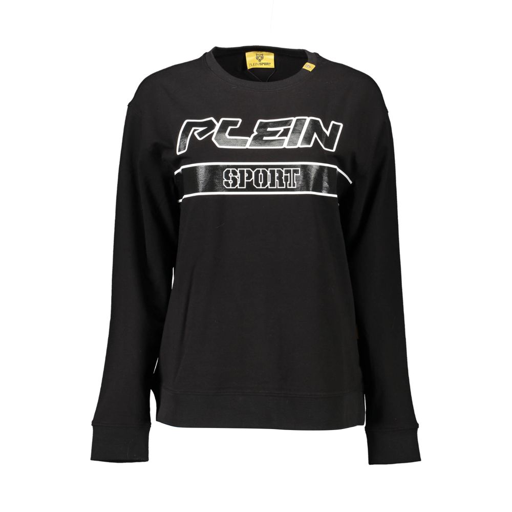 Black Cotton Women Sweater