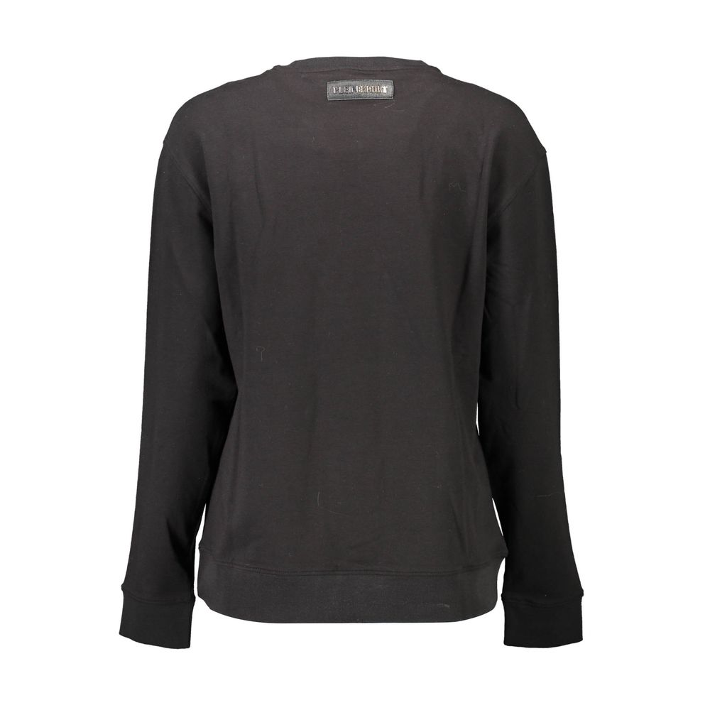 Black Cotton Women Sweater