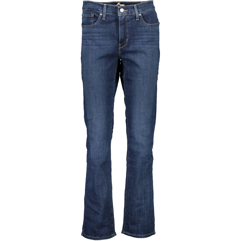 Blue Cotton Women Jean