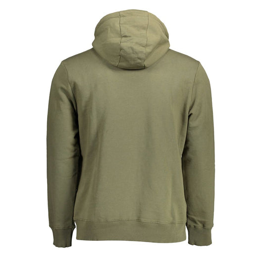 Green Cotton Men Sweater