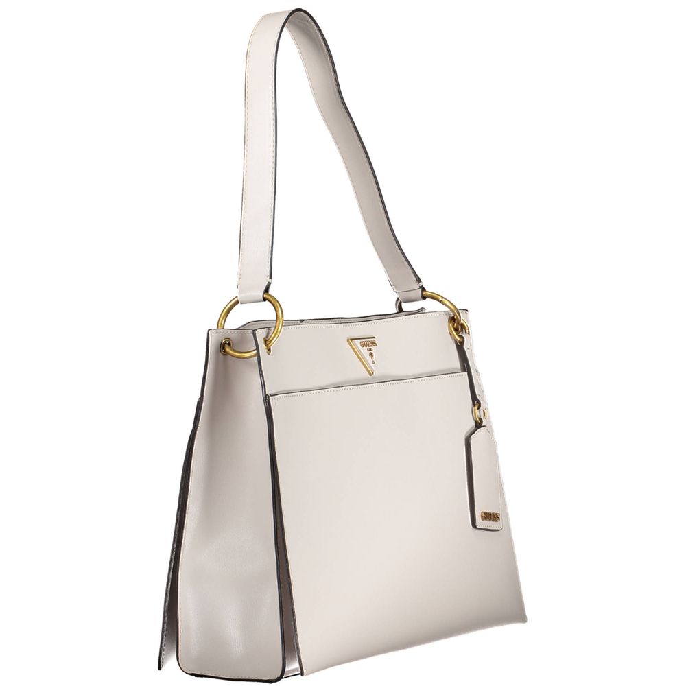 Gray Polyethylene Handbag