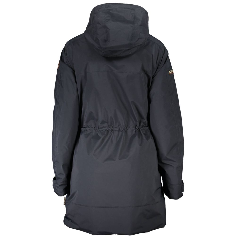 Black Polyester Women Jacket