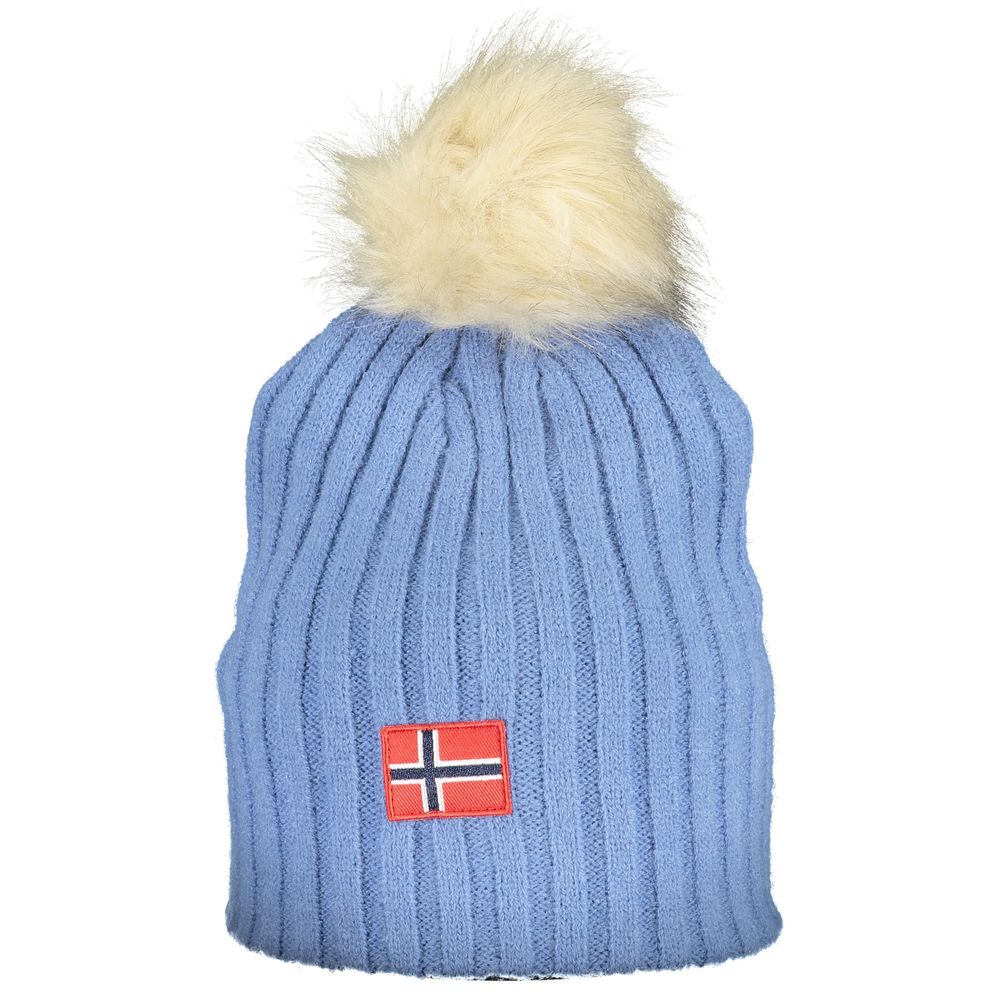 Light Blue Acrylic Women Hat