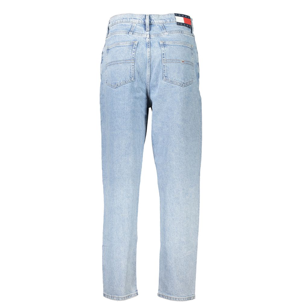 Blue Cotton Mom Jeans