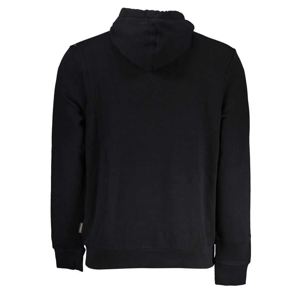 Black Cotton Sweatshirt