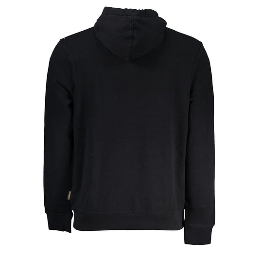 Black Cotton Sweatshirt