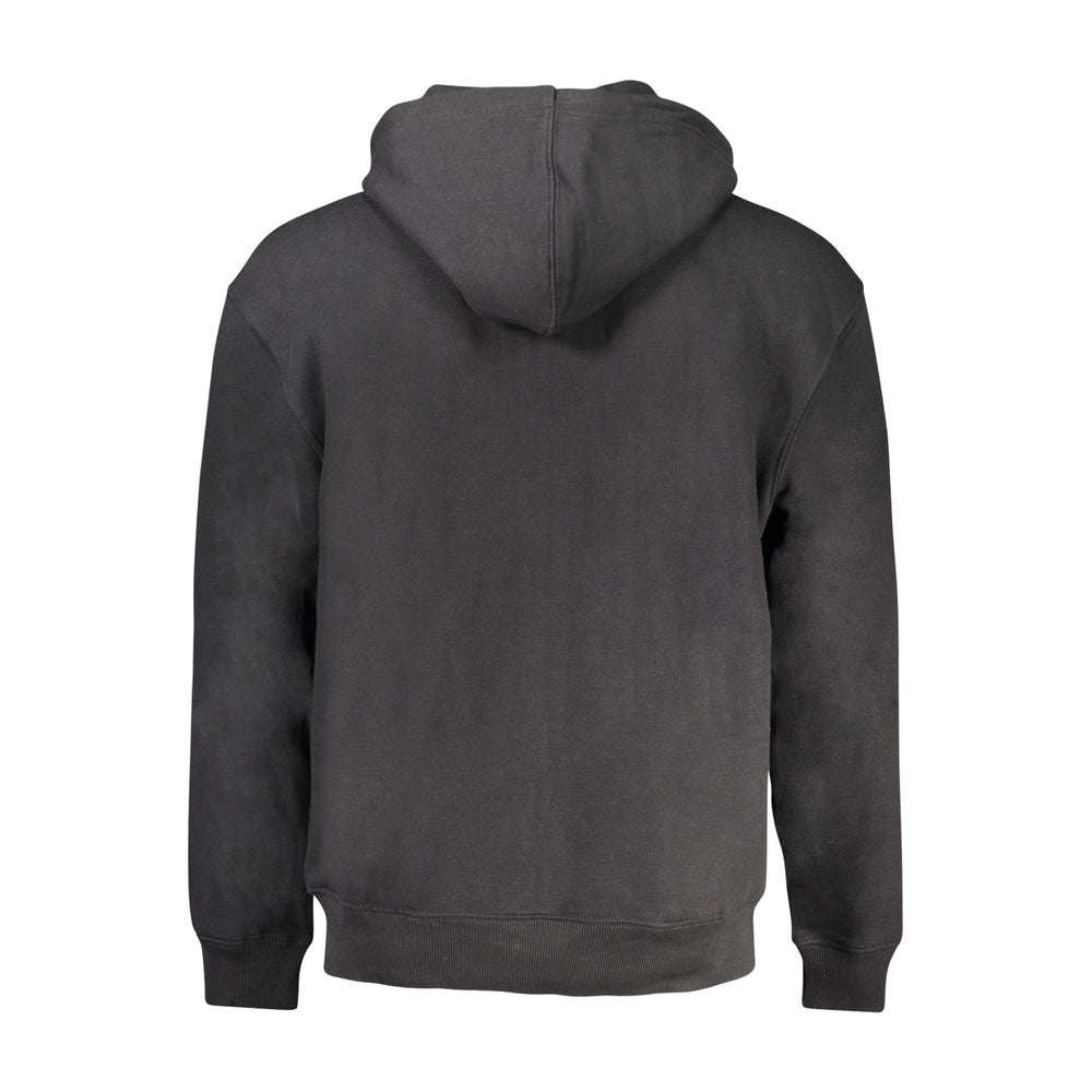 Black Cotton Sweatshirt