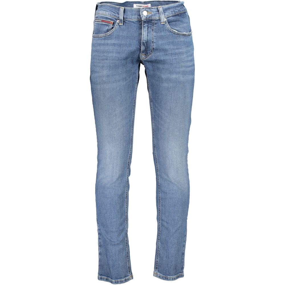Blue Cotton Men's Slim Jeans