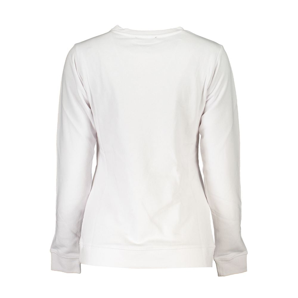 White Cotton Sweatshirt