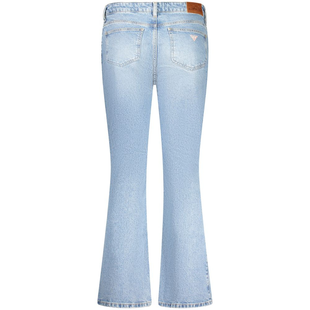 Blue Cotton Women Jeans