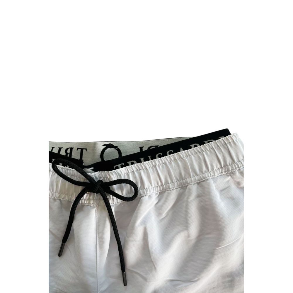 White Polyester Swimwear
