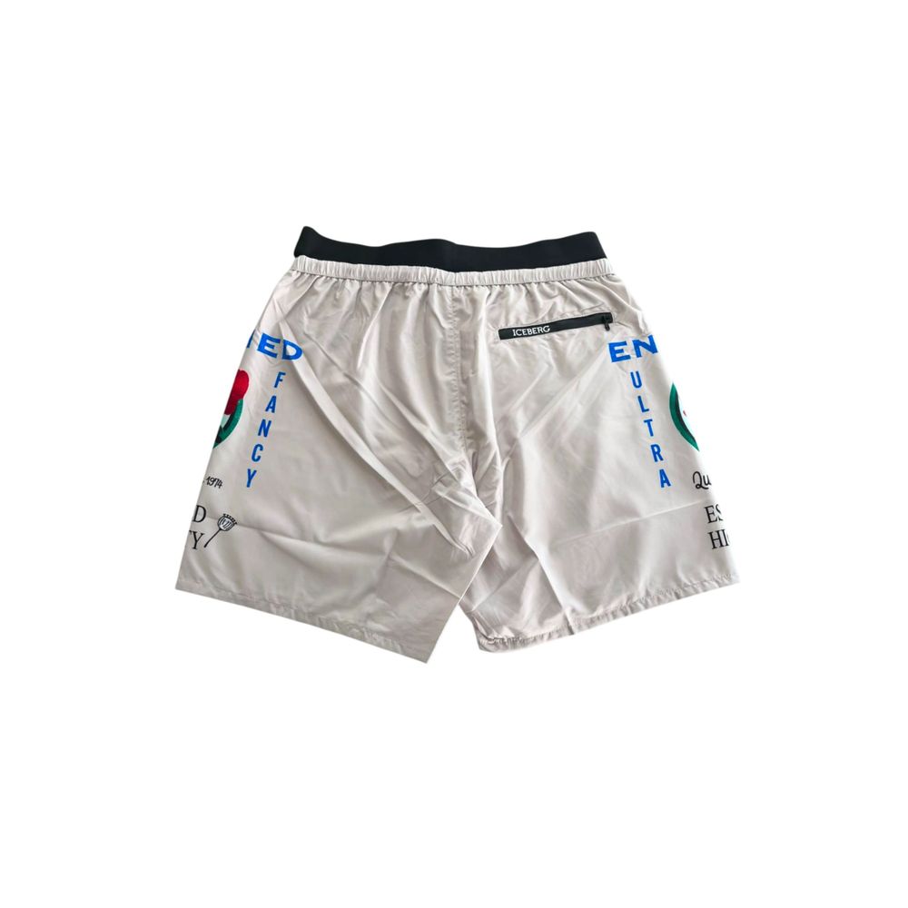 White Polyester Swimwear