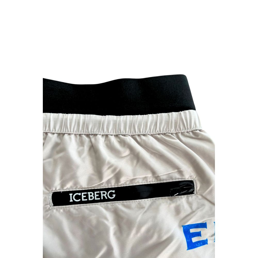 White Polyester Swimwear