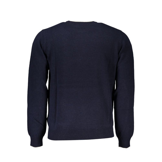 Blu Viscosa Uomo Maglia