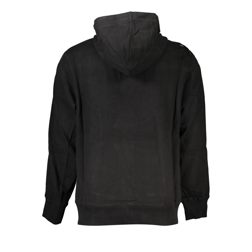 Black Cotton Sweatshirt
