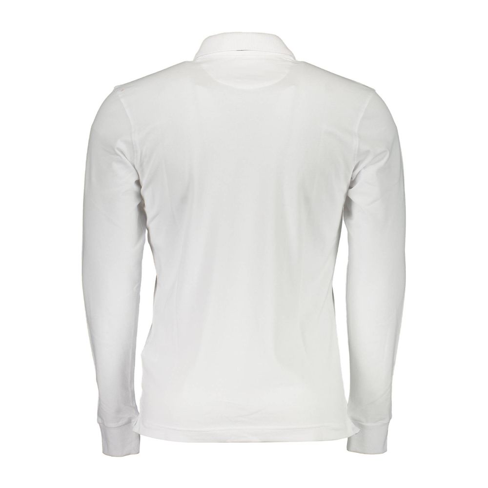 White Cotton Polo Shirt