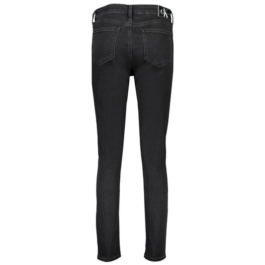 Black Cotton Women's Skinny Jean