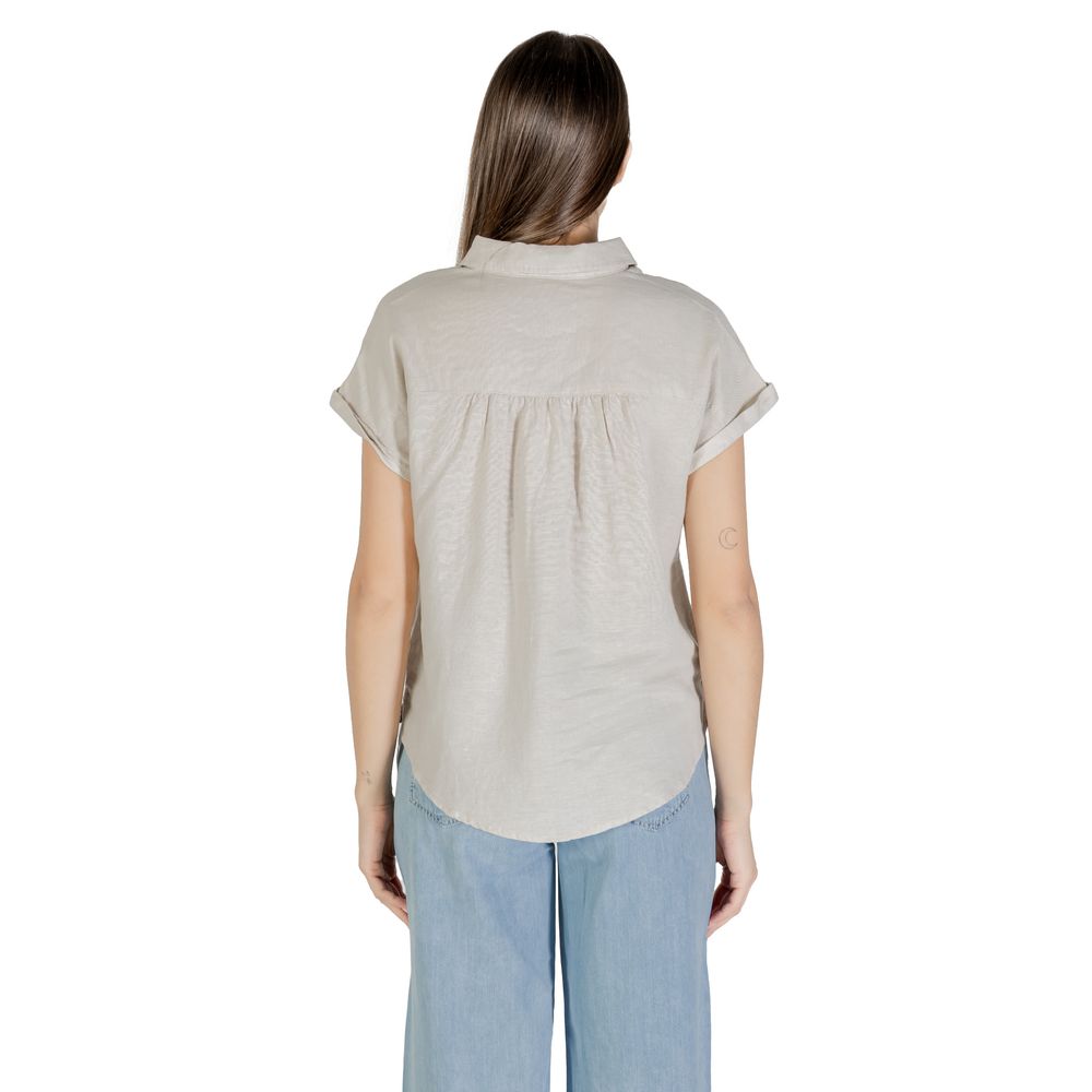 Bicolor Linen Shirt