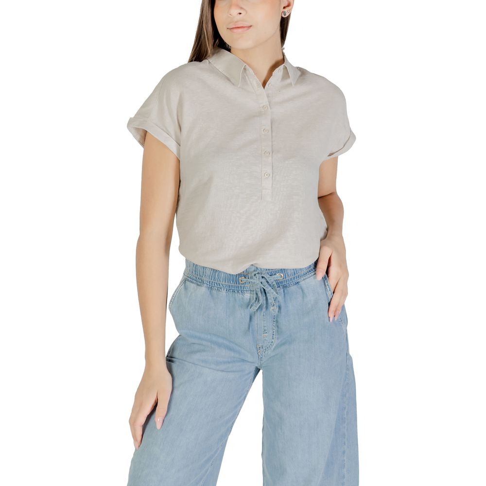 Bicolor Linen Shirt