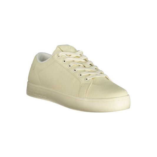 Bianco Polyester Men Sneaker