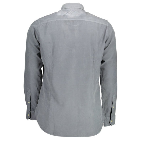 Blue Cotton Men's Shirt