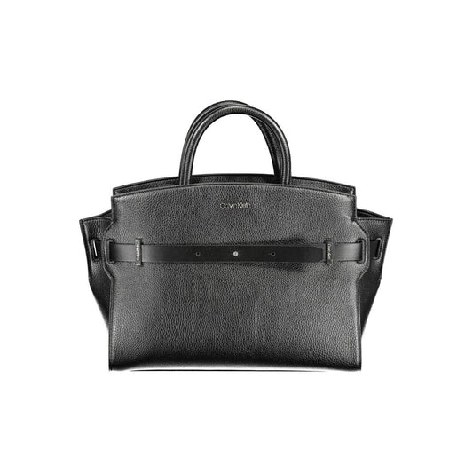 Nero Polyurethane Women Handbag