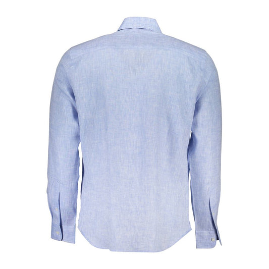 Azzurro Linen Men Shirt