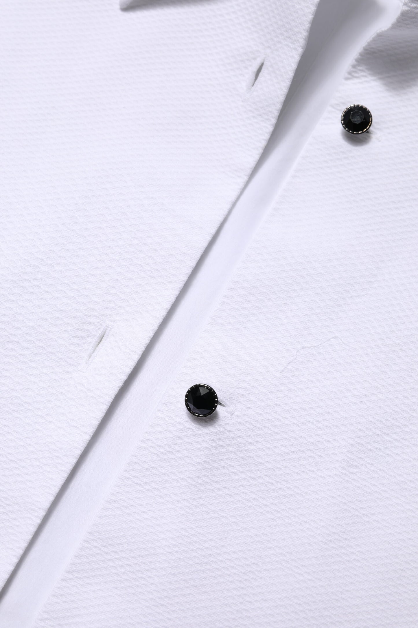 White Cotton Short Sleeves Collared Polo Top