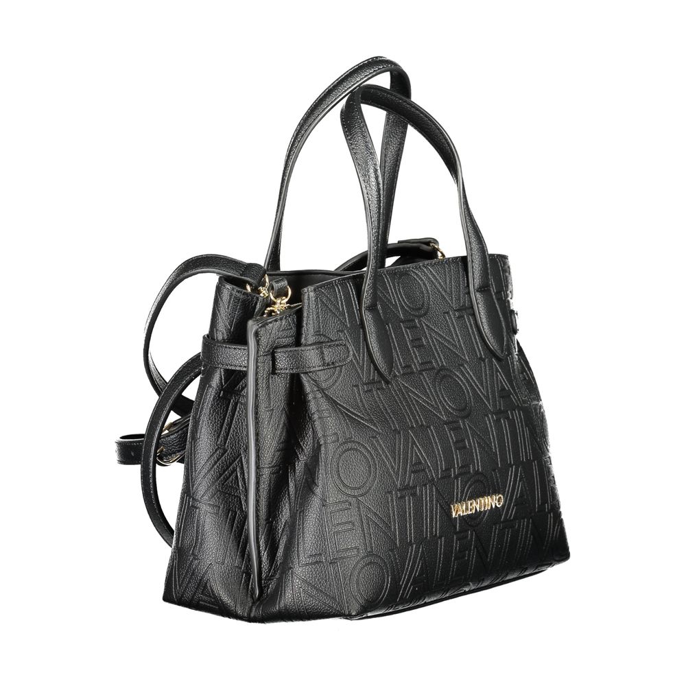 Nero Polyurethane Women Handbag