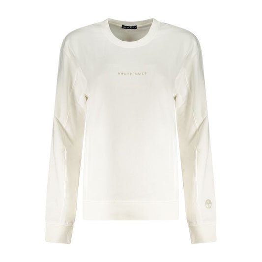 White Cotton Women Sweater