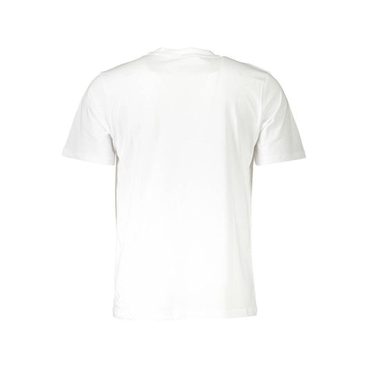 White Cotton Men's T-Shirt