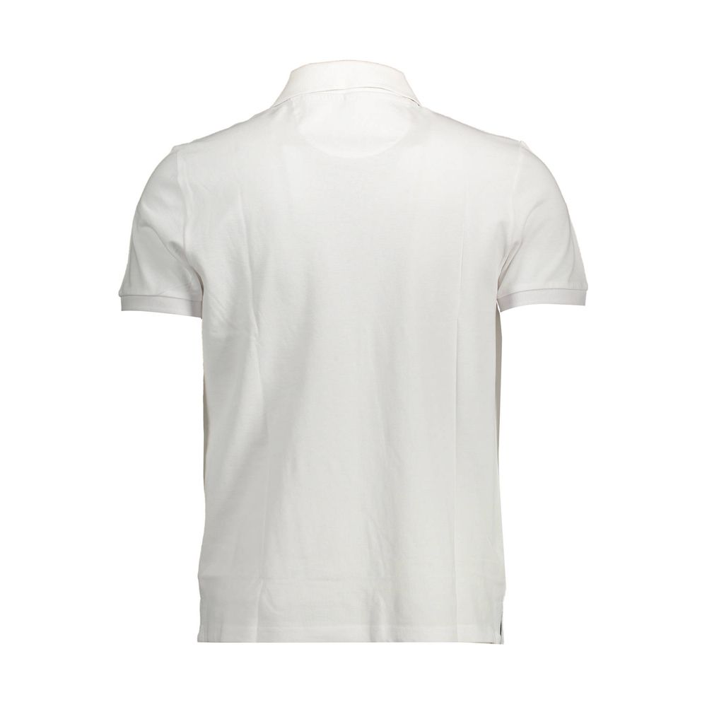 White Cotton Polo Shirt