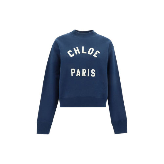 Blue Cotton Sweatshirt