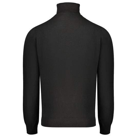Black Polyester Turtleneck