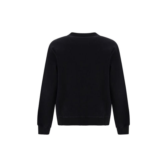 Black Cotton Sweatshirt