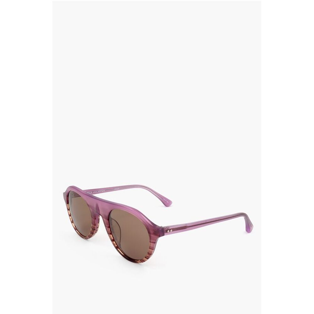 DRIES VAN NOTEN Aviator Sunglasses with Patterned Frame