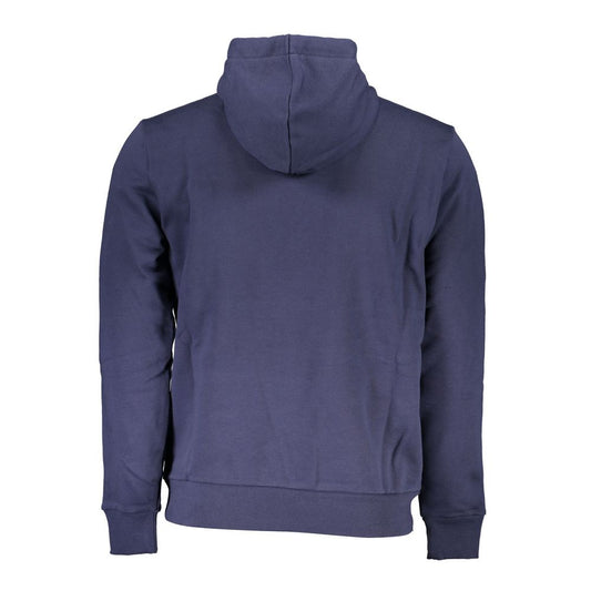 Blue Cotton Men Sweatshirt