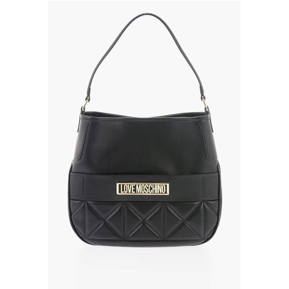 LOVE Faux Leather Bag with Removable Shoulder Strap