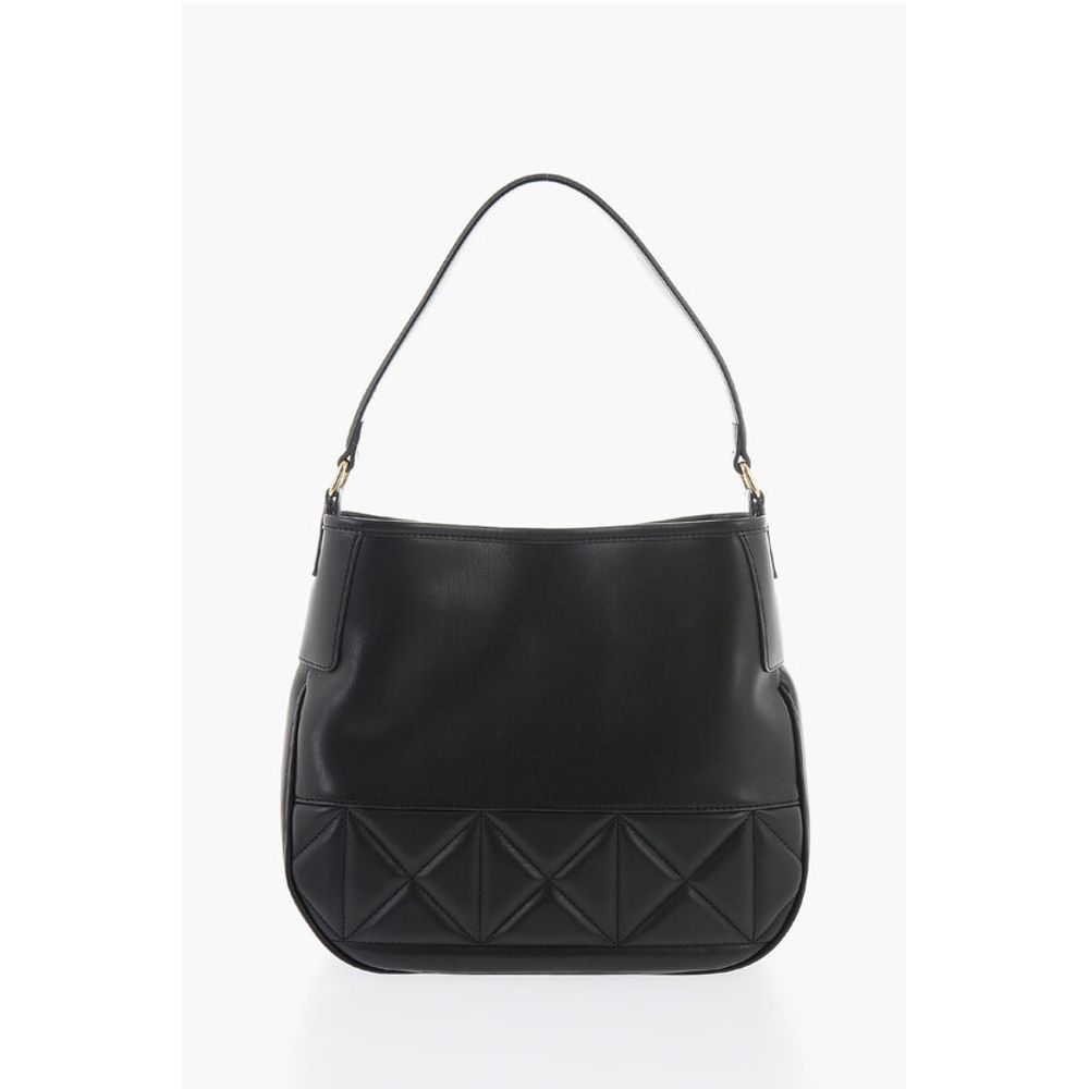LOVE Faux Leather Bag with Removable Shoulder Strap