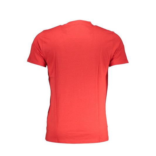 Red Cotton Men T-Shirt