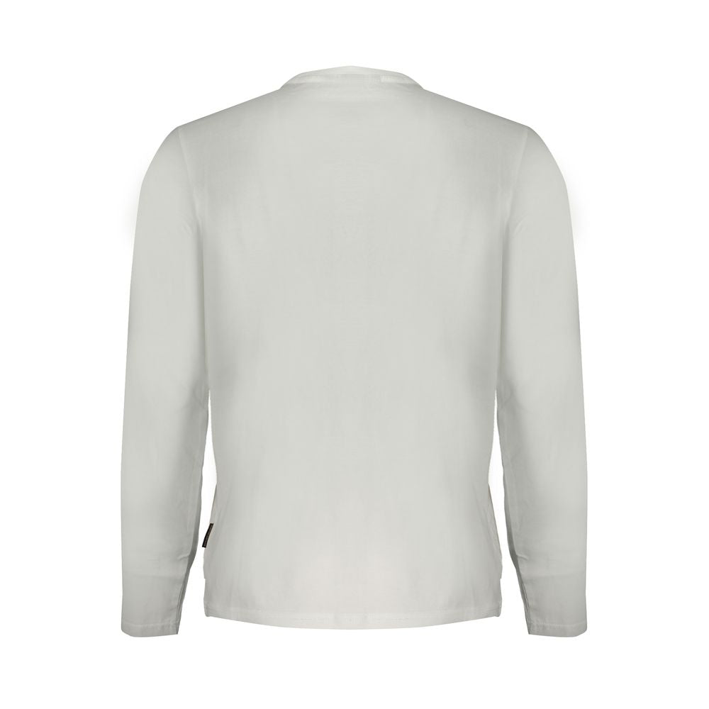 White Cotton Men T-Shirt