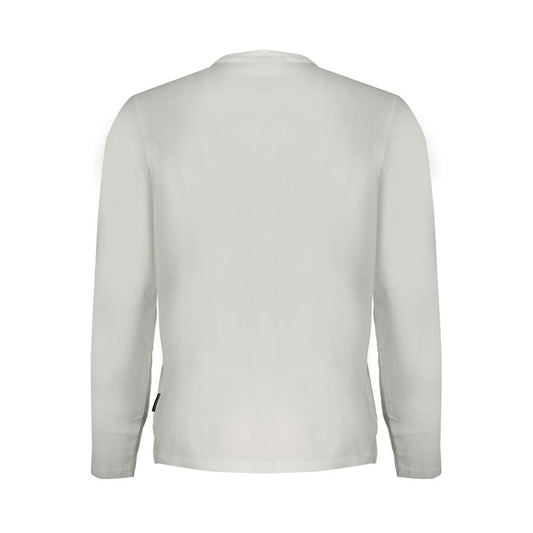 White Cotton Men T-Shirt