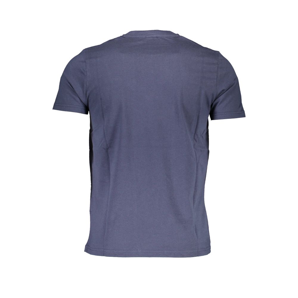 Blu Cotton Men T-Shirt
