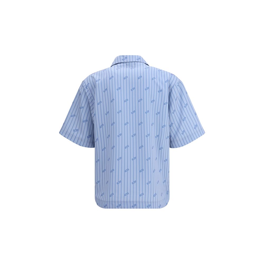 Pinstripe Bowling Shirt