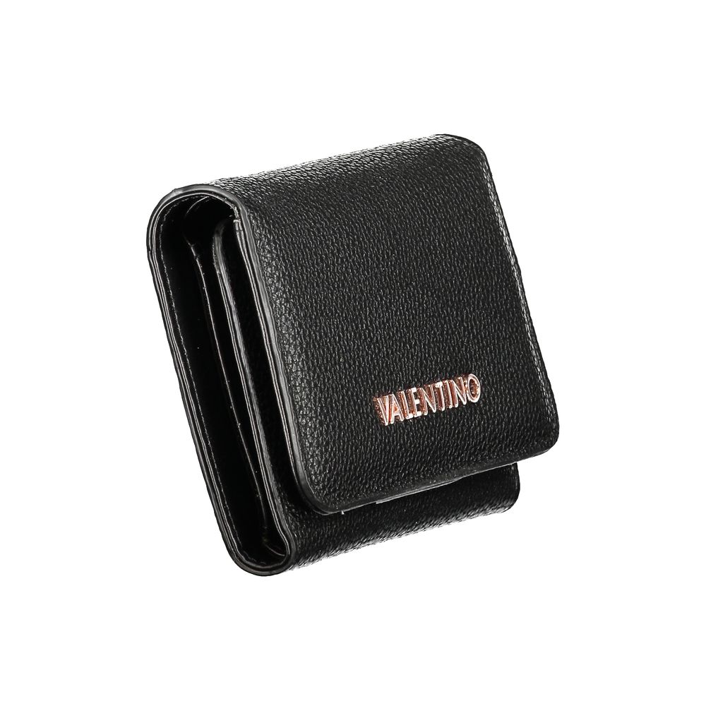 Nero Poliuretano Women Wallet