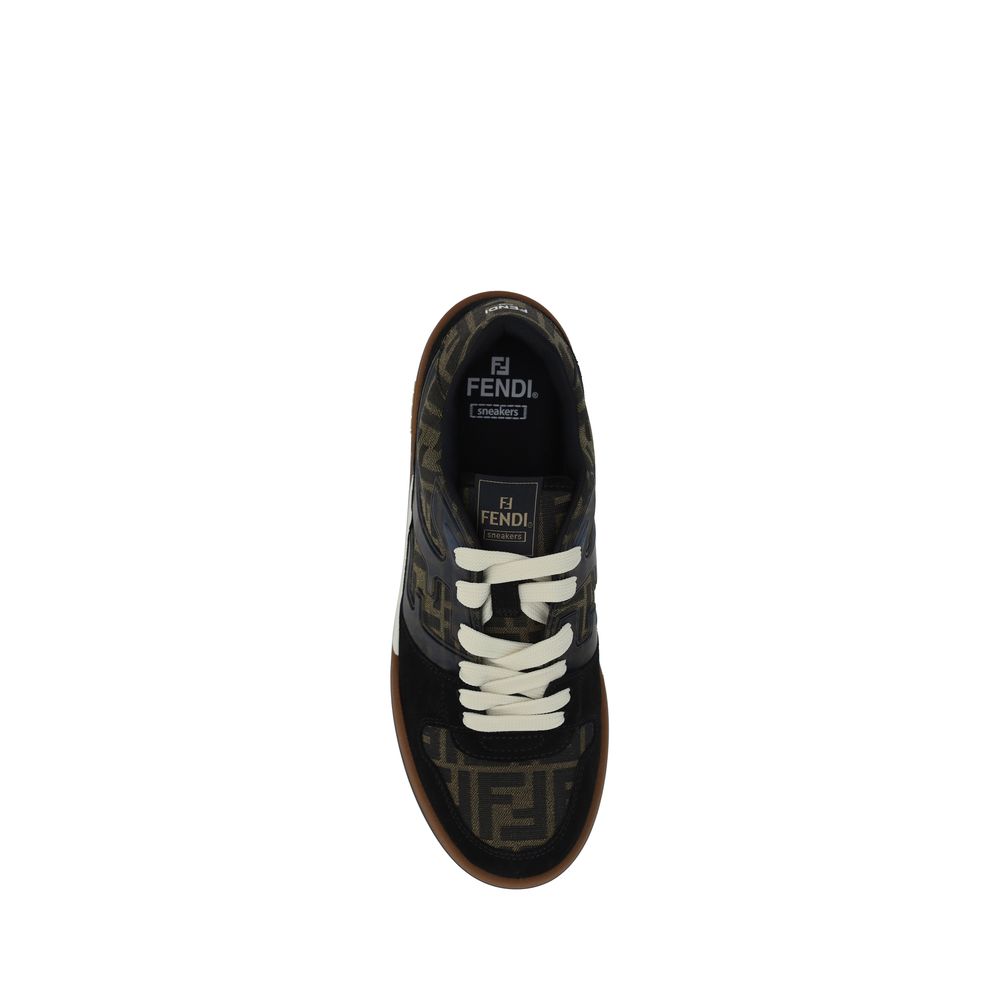 Multicolor Calf Leather Bos Taurus Sneakers