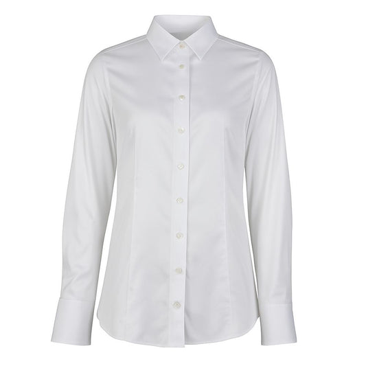 White Cotton Women's Shirt